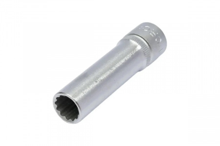 FORCE Головка торцевая глубокая 3/8", 12-гранная, 12 мм, длина 63 мм