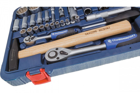 СТАНКОИМПОРТ Набор инструмента 1/2" и 1/4" с автотестером, 99 предметов