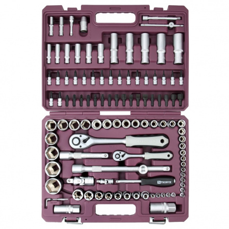 Thorvik Набор инструмента универсальный 1/4", 1/2"DR, 108 предметов