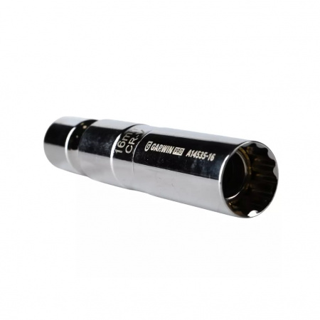 GARWIN PRO Головка торцевая глубокая шарнирная свечная, 3/8", 12-гранная, 16 мм