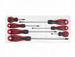 JTC Набор отверток усиленных SL5.5x100 SL6.5x38 SL6.5x150 PH1x75 PH2x38,150 PH3x200 7 предметов 