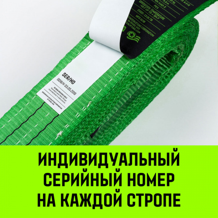 Строп грузоподъемный текстильный петлевой (СТП) HITCH LS1050, 1000 кг, 5.0 м