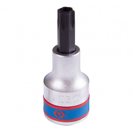 KING TONY Насадка (бита) торцевая 1/2", Torx, T50, L = 60 мм, с отверстием