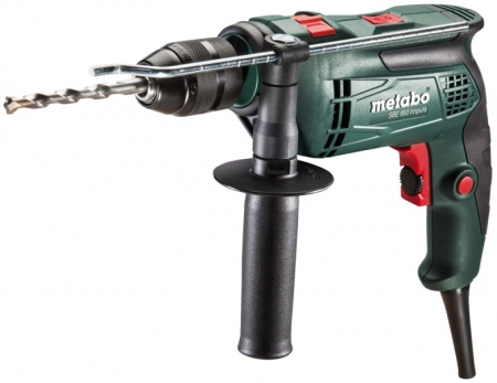 Metabo Дрель ударная Impuls SBE-650, БЗП, 650 Вт, в кейсе