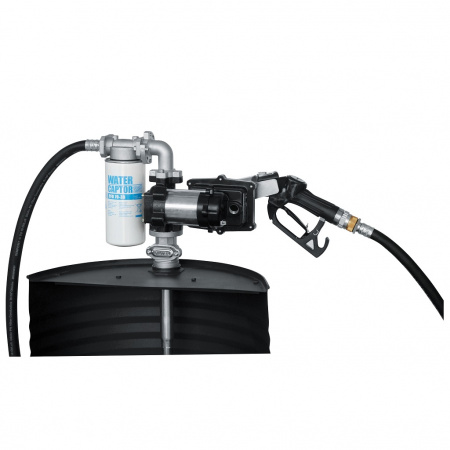 Drum EX50 12V ATEX - Бочковой ком-кт для бензина: э/насос, фильтр, авт. пист, 50 л/мин (без кабеля)