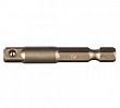 JONNESWAY Переходник для механизированного инструмента 1/4"HDRх1/4"DR, 50 мм