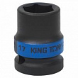 KING TONY Головка торцевая ударная шестигранная 1/2", 17 мм