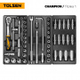 TOLSEN Набор инструментов 239 предметов, "CHAMPION", в черной тележке + динамометрический ключ