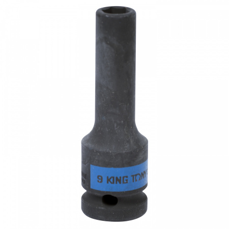 KING TONY Головка торцевая ударная глубокая шестигранная 1/2", 9 мм