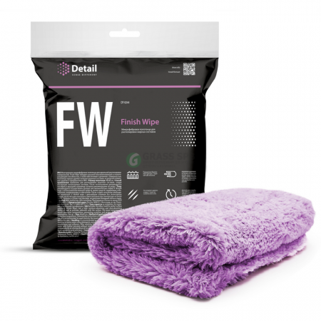 GRASS Салфетка Detail микрофибра для располировки жирных составов FW Finish Wipe 40 х 40 см