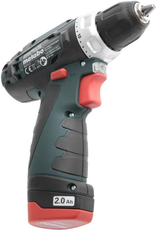Metabo PowerMaxx BS Аккумуляторная дрель, 0-10 мм, 10.8 В, 34 Нм, 1400 об/мин, 2х2 Aч, кейс