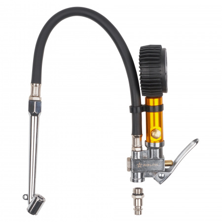Airline Пистолет для подкачки шин с манометром 15 АТМ грузовой