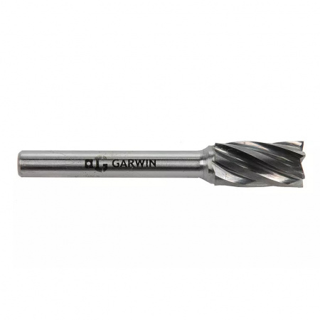 GARWIN INDUSTRIAL Борфреза цилиндрическая с торцевыми зубьями 10x20x64 мм, VHM, AL, форма B (серия 900531)