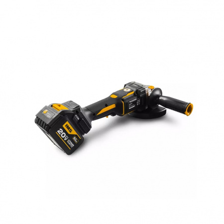 RUNTEC PRO Шлифмашина угловая аккумуляторная 125 мм, 20В, 2*6Ач, 1600Вт