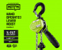 Таль ручная рычажная HITCH LHM104-G МИНИ, 0.5 т, 3 м. Гальваническая цепь.