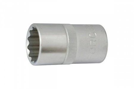 FORCE Головка торцевая 1/2", 12-гранная, 25 мм, длина 43 мм