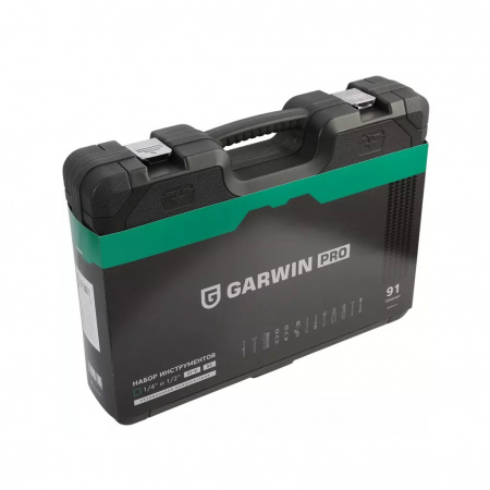 GARWIN PRO Набор ручных инструментов 1/4" и 1/2", 91 предмет