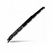 RUNTEC Полотно для сабельной пилы по дереву S 1531 L, HCS, 240 мм, 5 шт