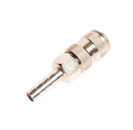 JTC Переходник для компрессора "мама" 10.9 мм быстросъемный с клапаном "елочка" 