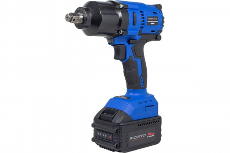 ROCKFORCE Гайковерт ударный аккумуляторный 1/2' (18V 4.0AH LI-ION, 700Нм) с комплектом головок