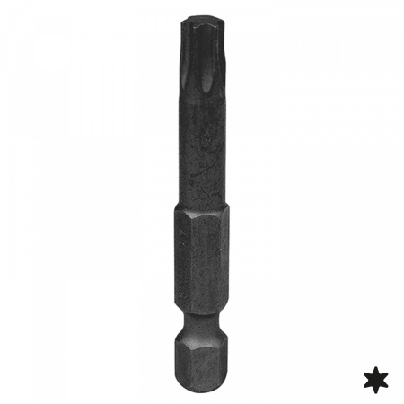 KING TONY Вставка (бита) торцевая 1/4", Torx, Т40, L = 50 мм, для шуруповерта