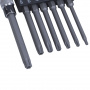 KING TONY Набор вставок (бит) с воротком-битодержателем 1/4", Torx, T10-T40, L = 60 мм, 8 предметов