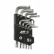 JTC Набор ключей TORX ТS10-ТS50 пятилучевых Г-образных с отверстием 9 предметов