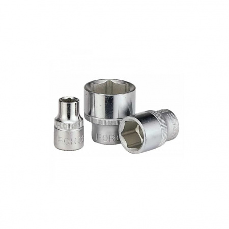 FORCE Головка торцевая 3/8", 6-гранная, 22 мм, длина 32 мм