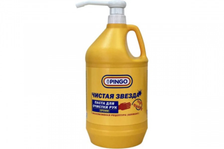 PINGO Паста для очистки рук "Чистая Звезда" ПРОФИ, канистра с дозат. 3,7 л