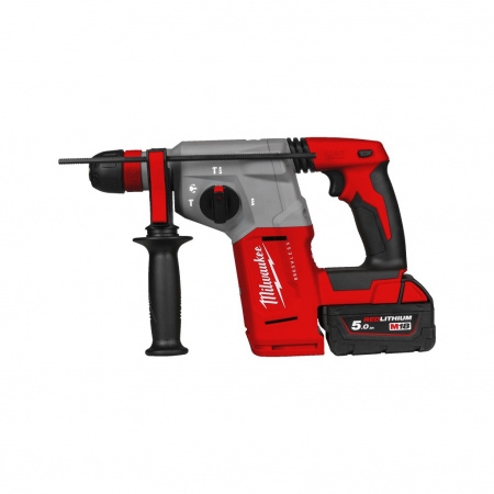 MILWAUKEE Аккумуляторный перфоратор M18 BLHX-502X SDS-Plus 13 мм, 1400 об/мин, 2.3 Дж, 18 В, 2*5 Ач