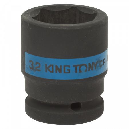 KING TONY Головка торцевая ударная шестигранная 3/4", 32 мм