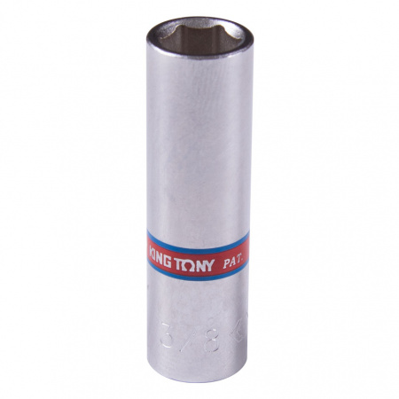KING TONY Головка торцевая глубокая шестигранная 1/4", 3/8", дюймовая