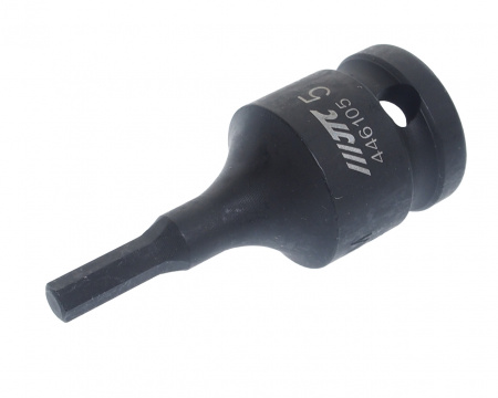 JTC Бита-головка 1/2" HEX H5х25 мм ударная L=60 мм 