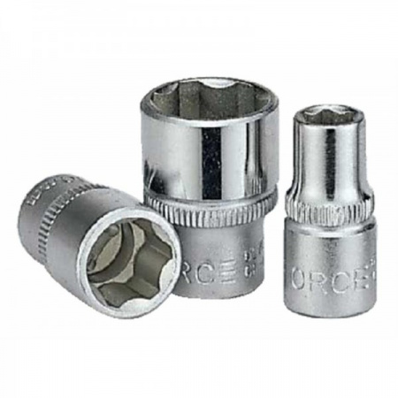 FORCE Головка торцевая 1/4"DR 6-гранная 14мм Super Lock