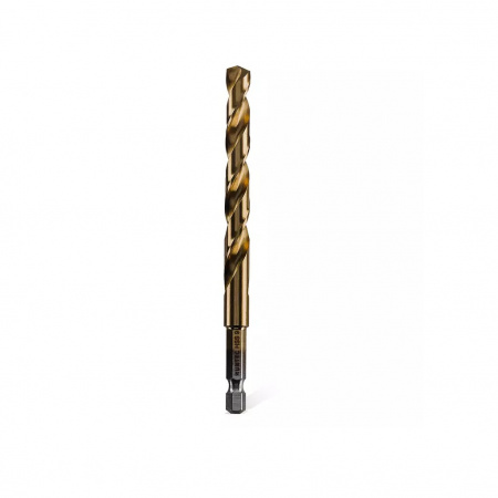 RUNTEC Сверло по металлу HSS-TiN 9 x 125 мм 1/4" HEX - E (6.35 мм)