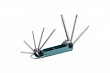 FORCE Набор ключей TORX складной Т9-Т40 8 пр. ударопрочных