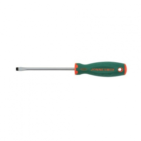 Jonnesway Отвертка стержневая шлицевая ANTI-SLIP GRIP, SL5.5х150 мм