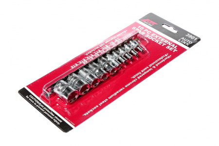 JTC Набор головок торцевых 1/4"-3/8" TORX Е4-Е18 10 предметов 