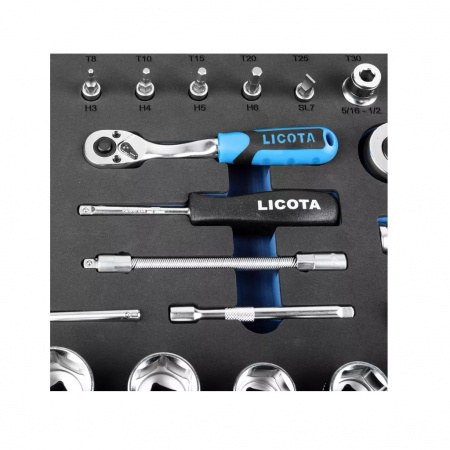 Licota Набор инструмента 1/2" и 1/4" 94 пр. в ложементе EVA