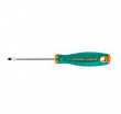 JONNESWAY Отвертка стержневая шлицевая ANTI-SLIP GRIP, SL4.0х80 мм