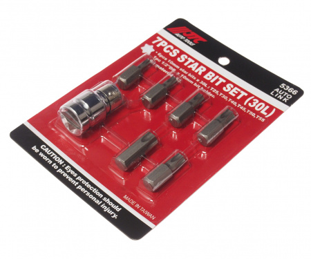 JTC Набор бит 1/2" TORX Т25-55 7 предметов
