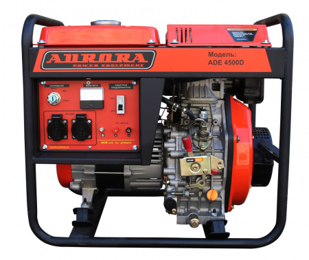 AURORA Генератор дизельный ADE 4500 D (мах 3,5кВт, 220В)