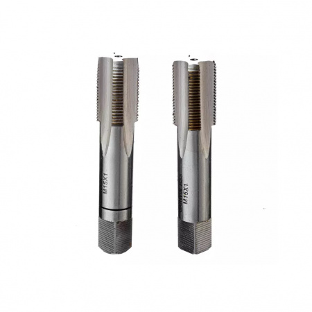 GARWIN INDUSTRIAL Метчики ручные Mf15x1.0, DIN 2181, HSS, 6H, комплект из 2 штук