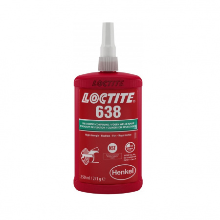 LOCTITE 638 250ML Вал-втулочный фиксатор быстроотверждаемый