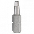 KING TONY Вставка (бита) торцевая 1/4", SQUARE, №0, L = 25 мм, квадратная 102500R
