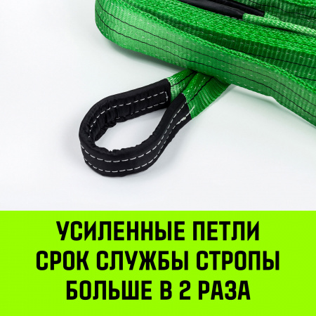 Строп грузоподъемный текстильный петлевой (СТП) HITCH LS1050, 1000 кг, 5.0 м