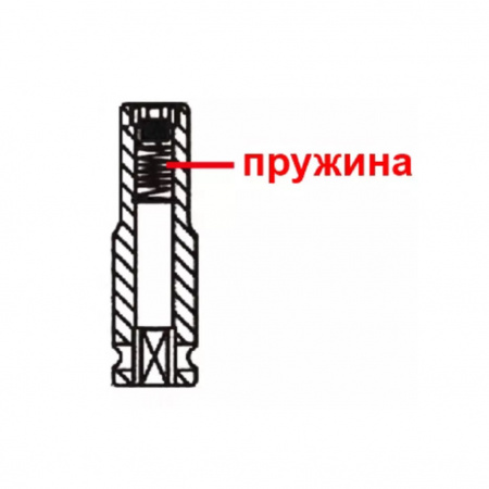 Licota Головка торцевая ударная глубокая с магнитом 3/8", 6-гранная, 13 мм