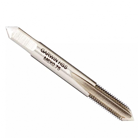 GARWIN INDUSTRIAL Метчики ручные Mf6x0.75, DIN 2181, HSS, 6H, комплект из 2 штук, GM-TF060075