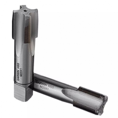 GARWIN INDUSTRIAL Метчики ручные Mf20x1.0, DIN 2181, HSS, 6H, комплект из 2 штук