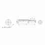 Thorvik Головка торцевая глубокая 1/2"DR, 11 мм